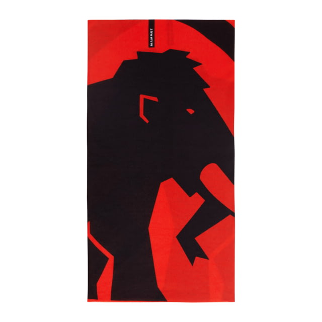 Mammut Neck Gaiter with Logo Mammut Red-Black one size