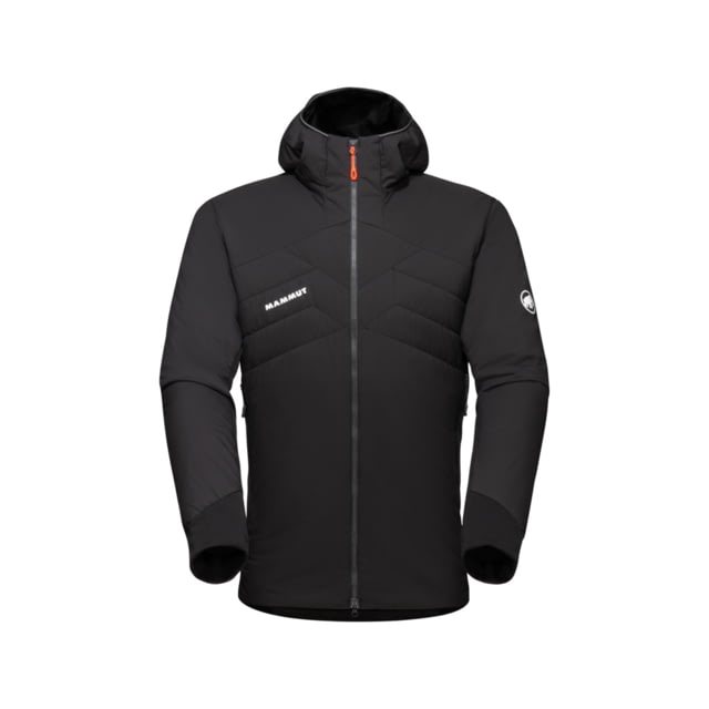 Mammut Rime Light IN Flex Hooded Jacket - Mens Black/Phantom Large