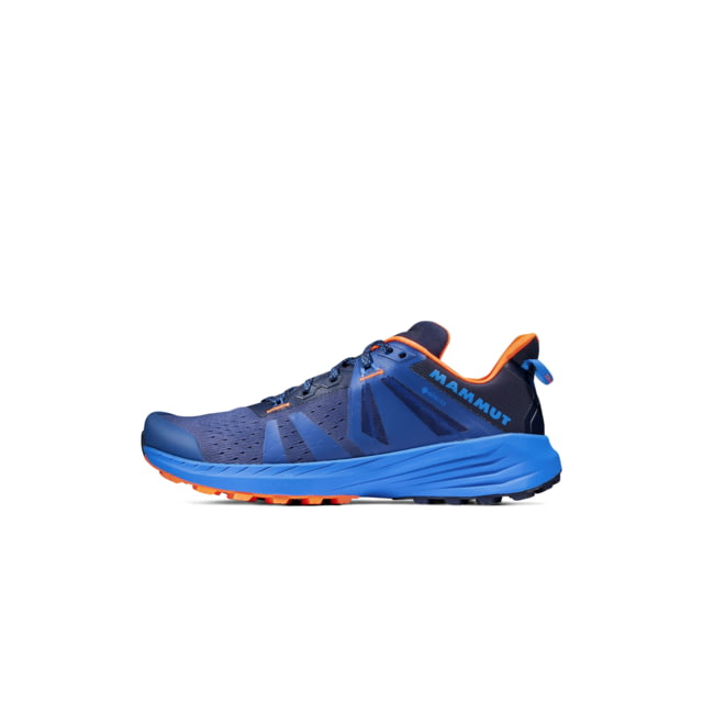 Mammut Saentis TR Low GTX Trail Running Shoes - Men's Deep Ice-Glacier Blue US 10.5