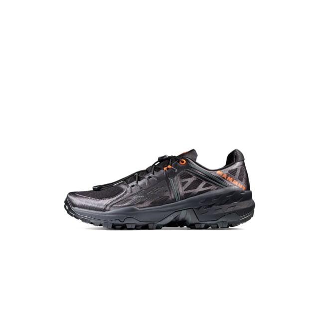 Mammut Sertig TR Low GTX Trail Running Shoes - Men's Black-Dark Steel US 13