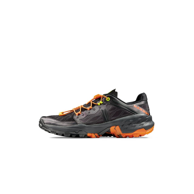 Mammut Sertig TR Low Running Shoes - Men's Black-Dark Tangerine US 7.5