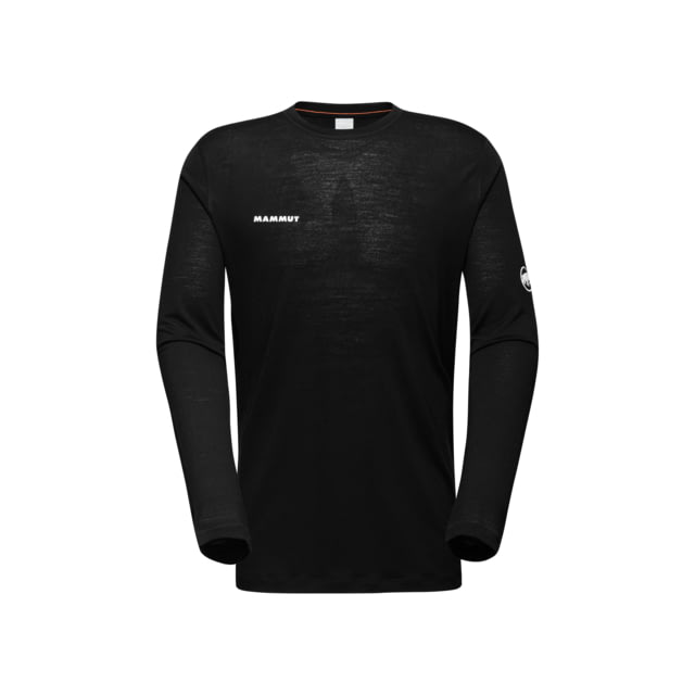 Mammut Tree Wool FL Longsleeve T-Shirt - Men's Black XXL