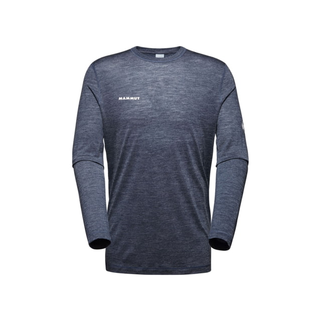 Mammut Tree Wool FL Longsleeve T-Shirt - Men's Marine Melange S