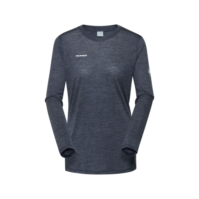 Mammut Tree Wool FL Longsleeve T-Shirt - Women's Marine Melange M