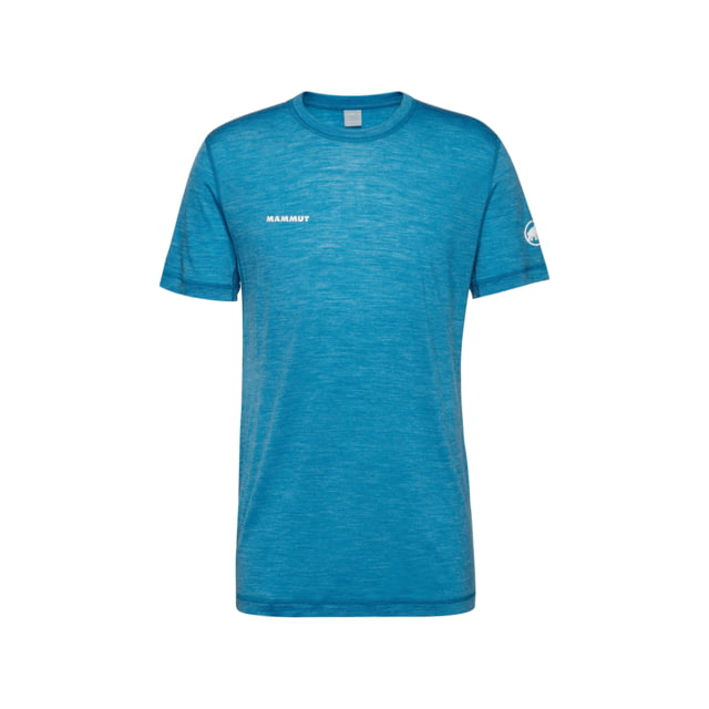 Mammut Tree Wool FL T-Shirt - Men's Glacier Blue Melange M