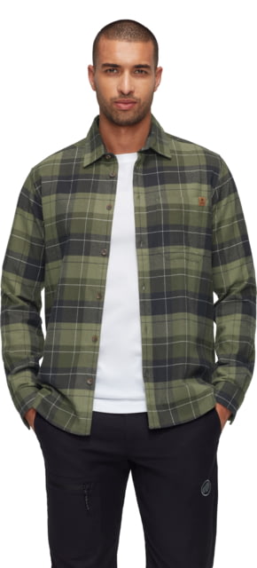 Mammut Trovat Longsleeve Shirt - Men's Marsh-Black M