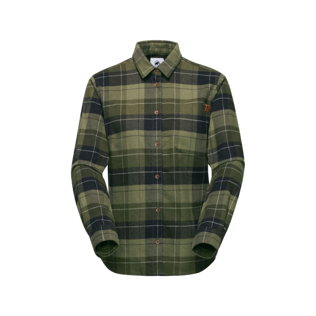 Mammut Trovat Longsleeve Shirt - Women's Marsh-Black S