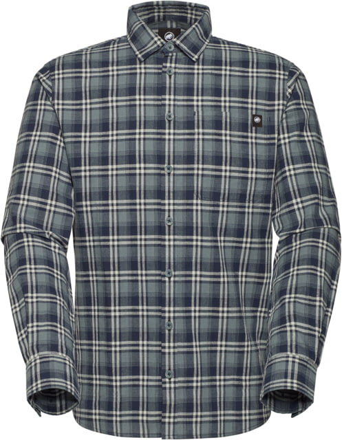 Mammut Trovat Summer Longsleeve Shirt - Men's Marine-Strata M