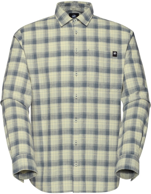 Mammut Trovat Summer Longsleeve Shirt - Men's Silver Sage-Mammut Red M