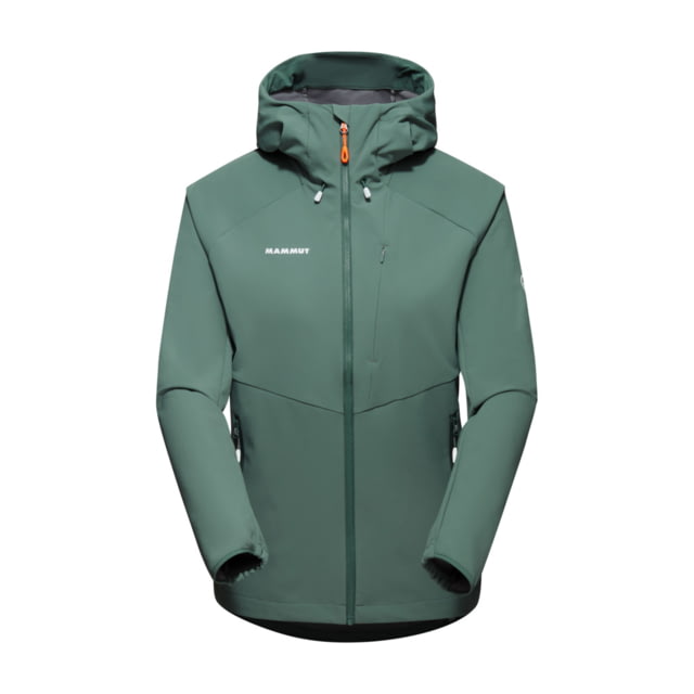 Mammut Ultimate Comfort SO Hooded Jacket - Womens Dark Jade Large