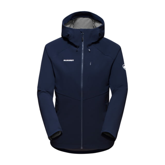 Mammut Ultimate Comfort SO Hooded Jacket - Womens Marine Medium