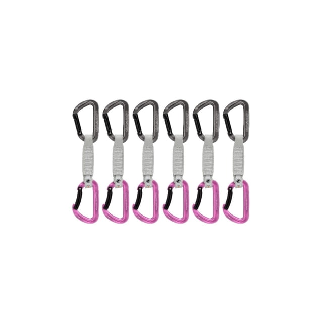 Mammut Workhorse Keylock 12 cm 6-Pack Quickdraws Grey/Pink 12cm