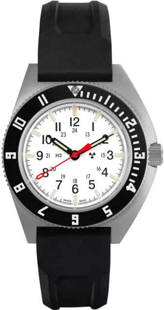 Marathon Marathon Arctic Steel Navigator Automatic Unisex Watches 41mm Sapphire 3-Piece Rubber Strap Kit Black