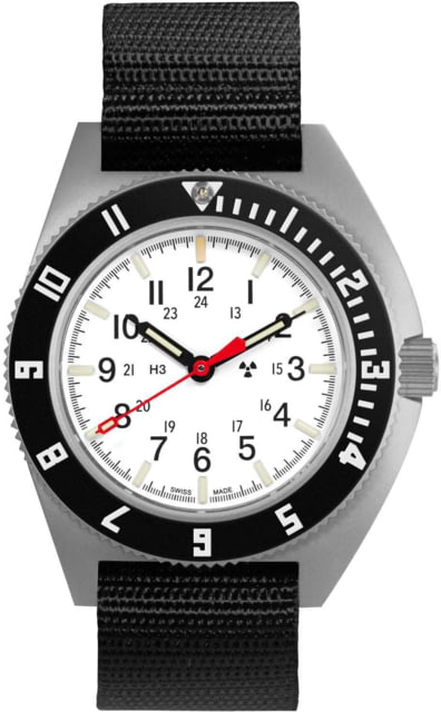 Marathon Marathon Arctic Steel Navigator Automatic Unisex Watches 41mm Sapphire Ballistic Nylon Strap Black