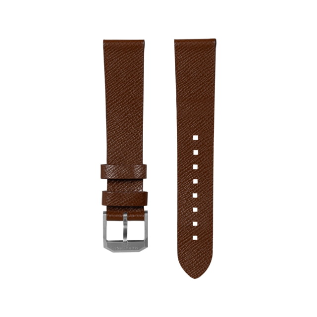 Marathon Marathon Cross Hatch 2-Piece Strap Italian Leather Steel Buckle 20mm Cognac Extra Long