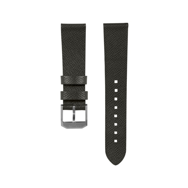 Marathon Marathon Cross Hatch 2-Piece Strap Italian Leather Steel Buckle 20mm Moss Green Standard
