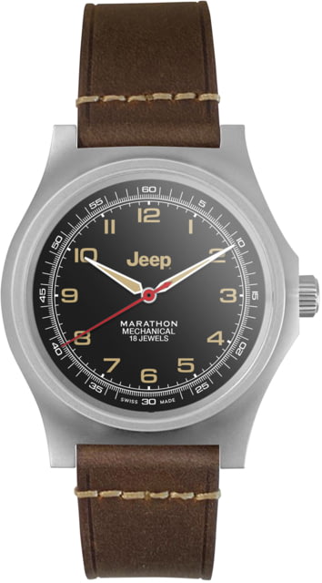 Marathon Marathon JEEP SSGPM on Leather Watch Black 41mm