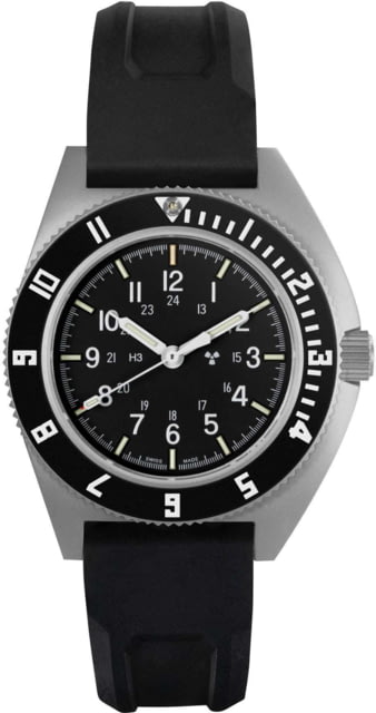Marathon Marathon Sterile Steel Navigator Automatic Unisex Watches 41 mm Sapphire 3-Piece Rubber Strap Kit Black