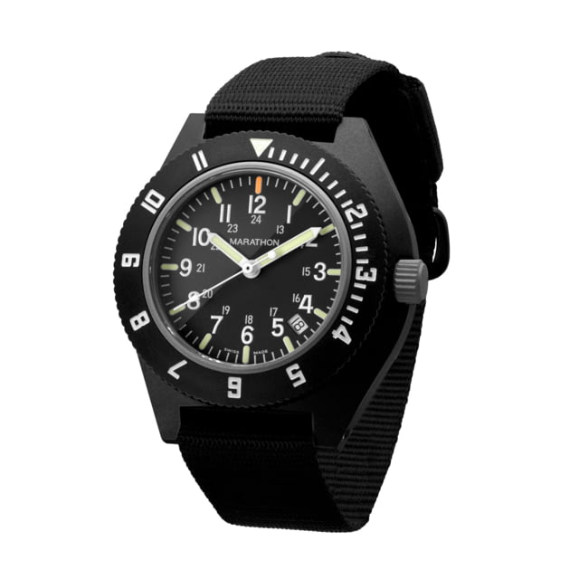 Marathon Marathon 41 mm Maraglo Navigator Watch w/Date Ballistic Nylon Black