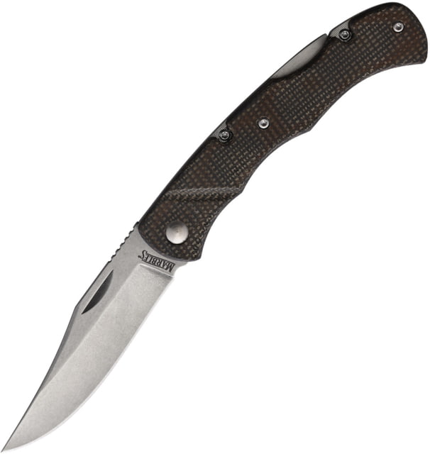 Marbles Marbles Lockback Brown Micarta Folding Knife