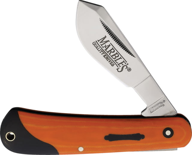 Marbles Orange G10 Cotton Sampler Knife MR597 /