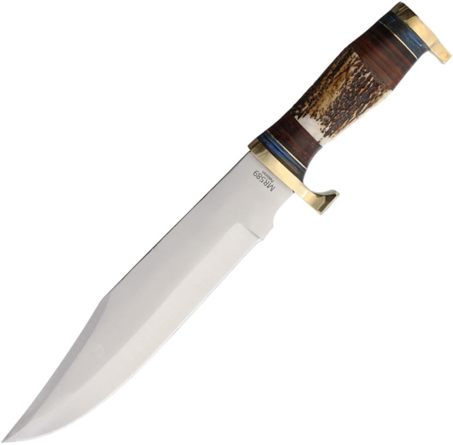 Marbles Stag Bowie Knife 10" satin finish stainless bowie blade Stag handle SM-MAR-1 MR589