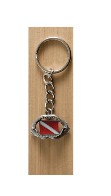 Marine Sports Pewter Key Chain
