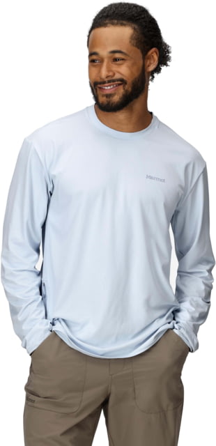 Marmot Marmot AirExchange SolarShield Crew LS - Men's Vapor XL