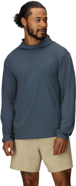 Marmot Marmot AirExchange SolarShield Hoody - Men's Thunderhead M