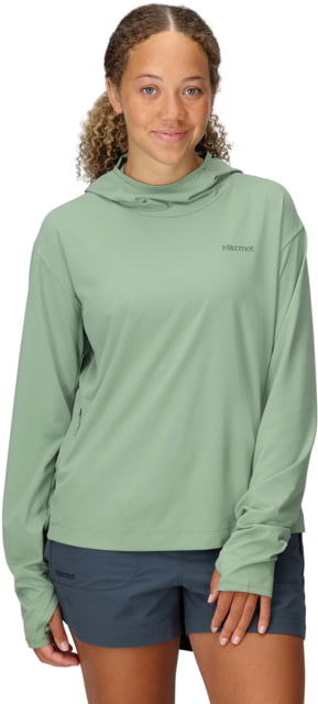 Marmot Marmot AirExchange SolarShield Hoody - Women's Agate Green XS