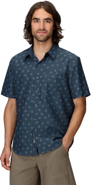 Marmot Marmot AirExchange SolarShield Novelty SS Shirt - Men's Thunderhead Daybreak M