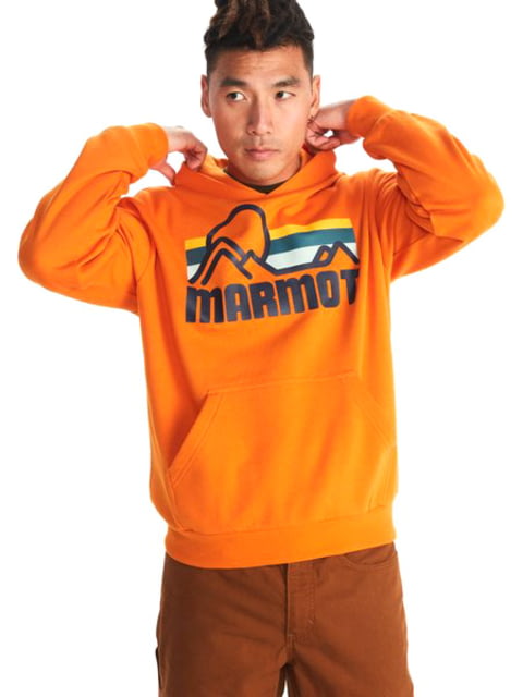 Marmot Coastal Hoody - Mens Orange Pepper Medium