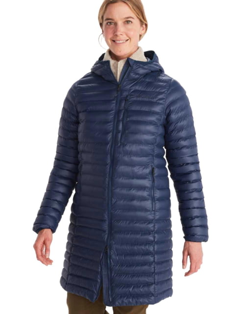 Marmot Echo Featherless Long Jacket - Women's Arctic Navy Shiny Medium