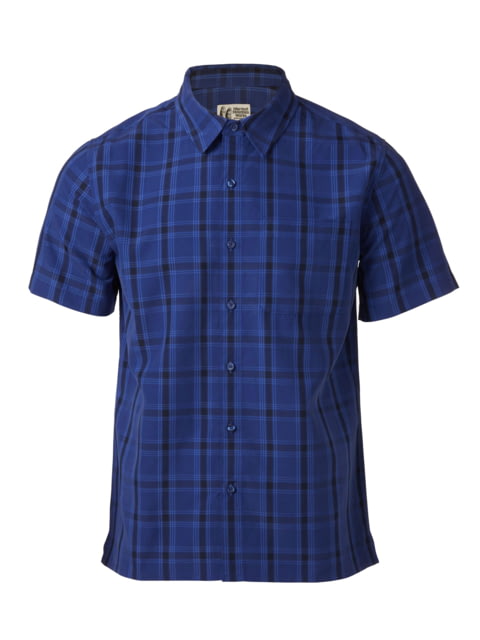 Marmot Eldridge Novelty Classic Short Sleeve - Mens Twilight Blue Oliver Plaid Large