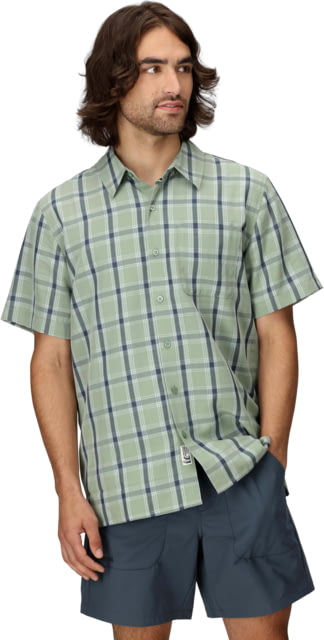 Marmot Marmot Eldridge Novelty Classic SS - Men's Agate Green Oliver Plaid M