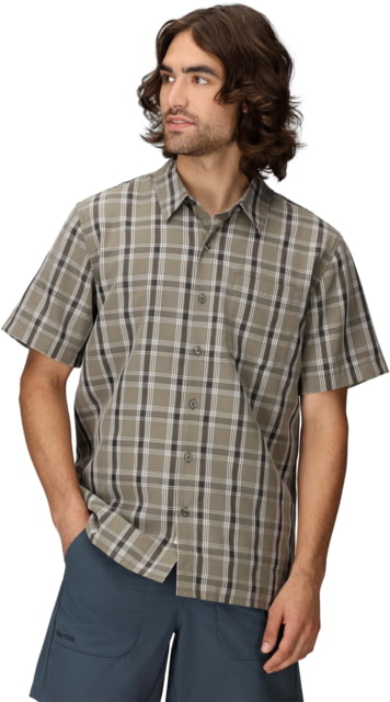Marmot Marmot Eldridge Novelty Classic SS - Men's Claystone Oliver Plaid L