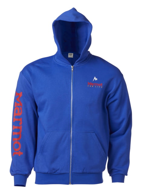 Marmot For Life Full Zip Hoody - Men's Trail Blue Large