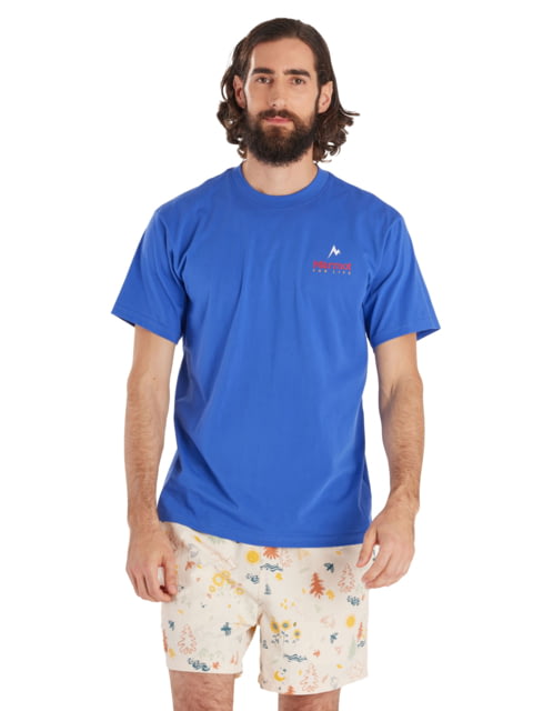 Marmot For Life Short Sleeve Tee - Men's Trail Blue 2XL