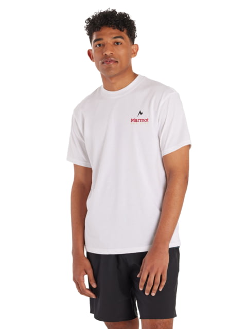 Marmot For Life Short Sleeve Tee - Men's White Medium