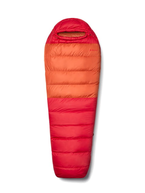 Marmot Lost Coast 40 Sleeping Bags Team Red/Auburn Left Zip