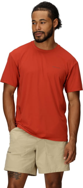 Marmot Marmot AirExchange SolarShield Crew SS - Men's Sumac M - $33.00 at CampSaver.com
