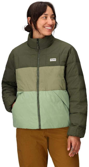 Marmot Marmot Ares Jacket - Womens Nori/Olive Grove/Agate Green Large