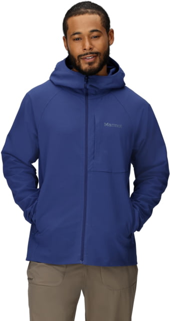Marmot Marmot Pinnacle DriClime Hoody - Men's Twilight Blue M