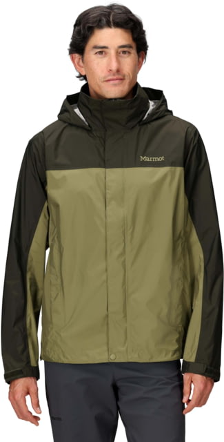 Marmot Marmot PreCip Eco Jacket - Men's Rosin Green/Olive Grove Medium