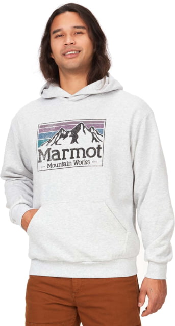 Marmot MMW Gradient Hoody - Men's Light Grey Heather Large
