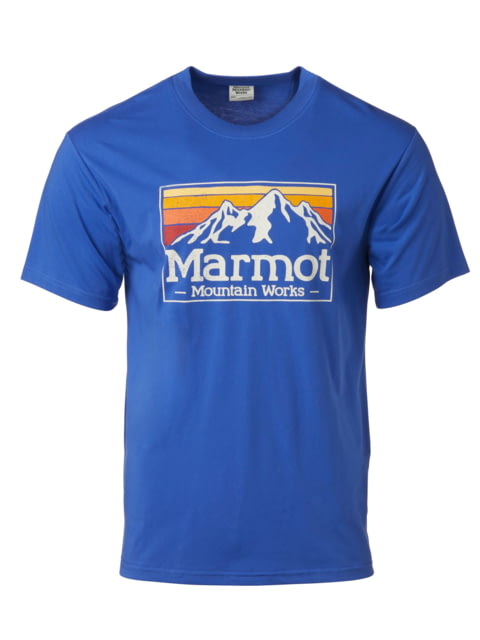 Marmot MMW Gradient Short Sleeve Tee - Men's Trail Blue Medium