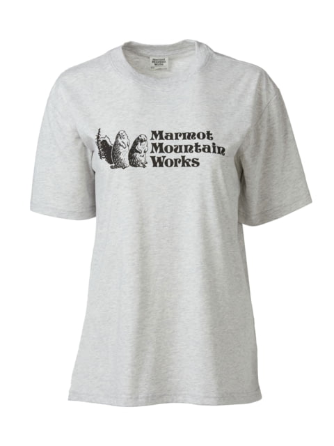 Marmot MMW Short Sleeve Tee - Women's Light Grey Heather Medium