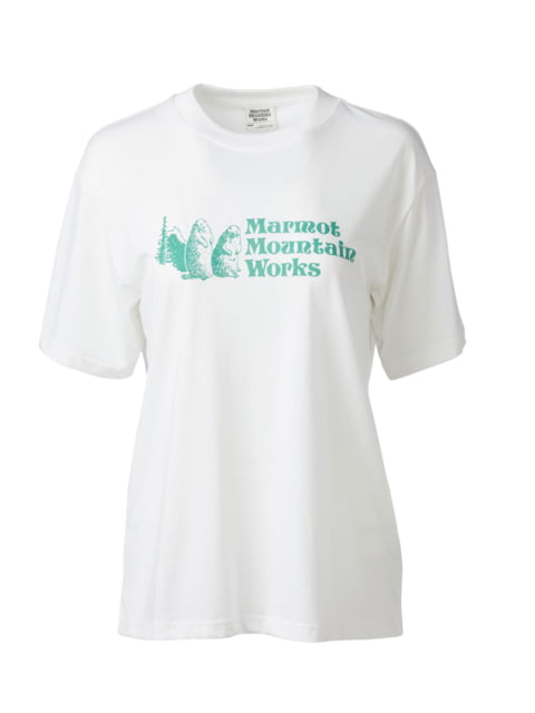 Marmot MMW Short Sleeve Tee - Women's White Extra Small