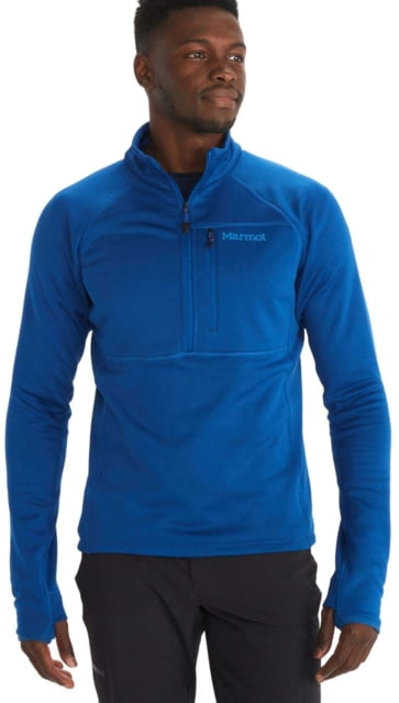 Marmot Olden Polartec 1/2 Zip - Men's Small Dark Azure