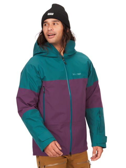 Marmot Orion GORE-TEX Jacket - Men's Dark Jungle/Purple Fig Small